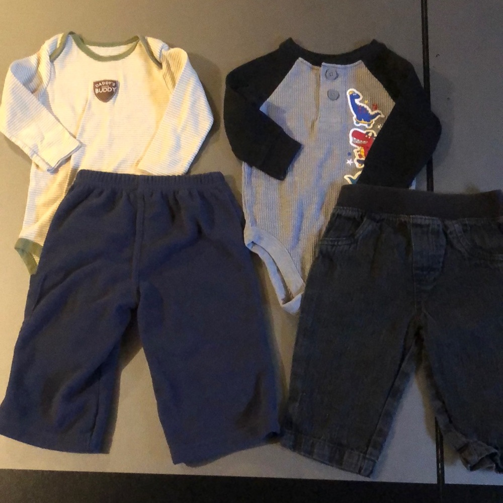 3-6m boys outfits